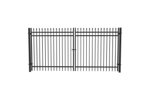 OldStead Rackable Commercial 3 Rail Spear Top Drive Gate - 12' Wide x 70" High