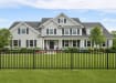OldStead Welded Residential Flat Top Fencing installed in the front yard of a family home