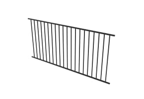 OldStead Welded Residential 46" 2 Rail Flat Top Fencing  - Calculator