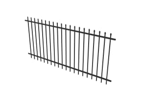 OldStead Welded Residential 46" 2 Rail Spear Top Fencing - Calculator