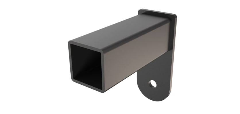 Black  1-Way Insert Bracket