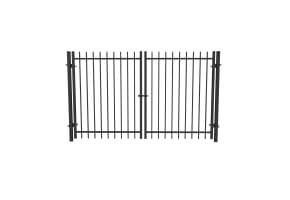 OldStead Welded Residential 2 Rail Extended Top Drive Gate - 8' Wide x 58" High