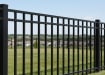 OldStead Rackable Residential 70" 3 Rail Flat Top Fencing in front yard
