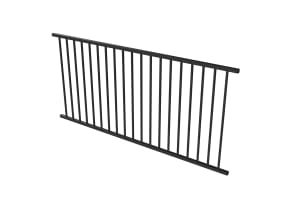 OldStead Welded Commercial 46" 2 Rail Flat Top Fencing - Calculator