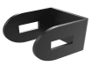 Black 1-Way Flat Mount C Bracket