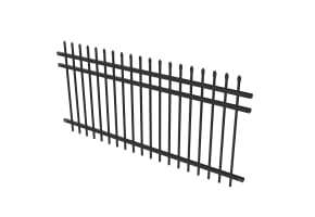 OldStead Rackable Commercial 46" 3 Rail Spear Top Fencing - Calculator