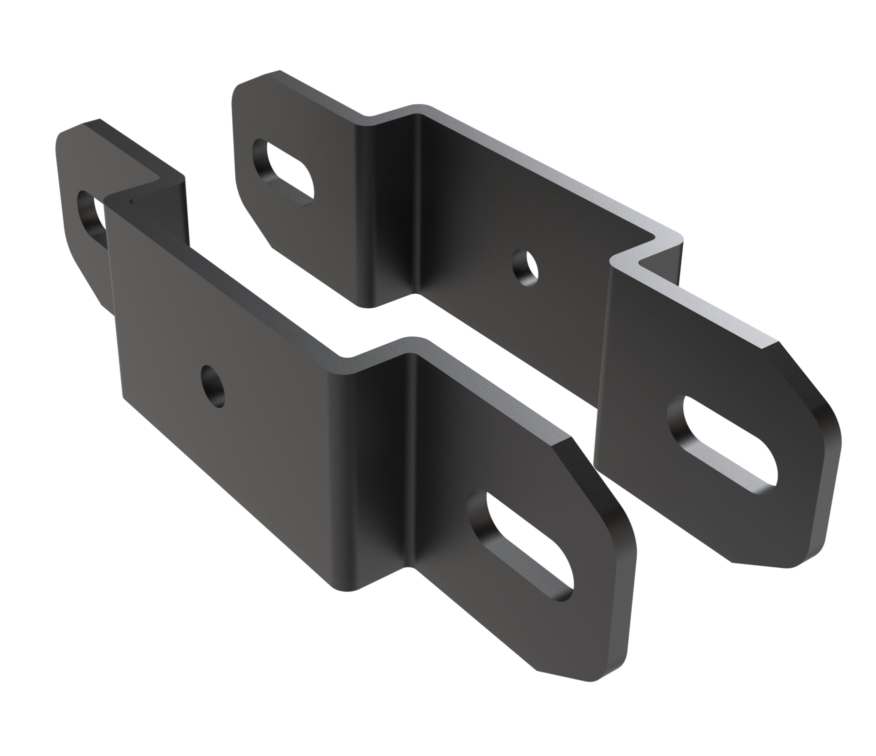 Commercial 2-Way Square Fence Bracket for 2-1/2