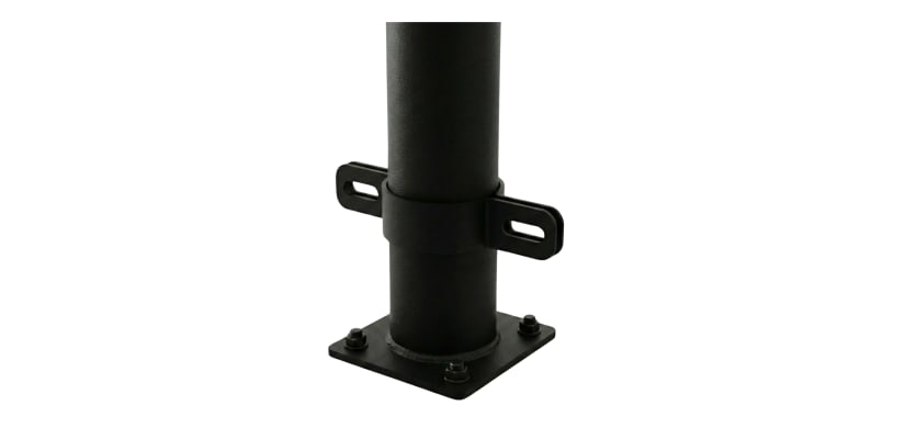 Circular bolt-down post