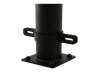 Circular bolt-down post