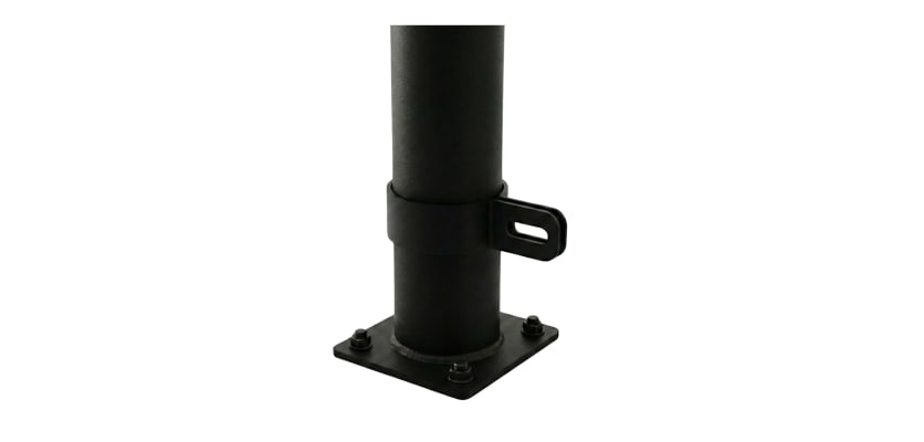 circular bolt-down post