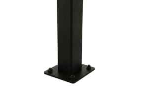 Square Wire Flange Plated Post for 8' High Wire Fence