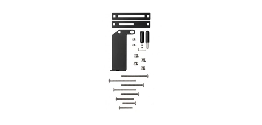 Unislide Single Slider Padlockable Gate Kit Black