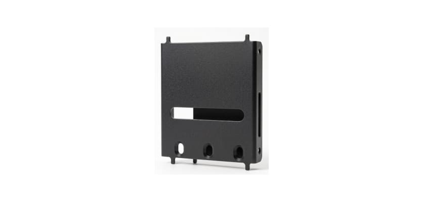 Blank Walk Slide Bolt Security Plate Black - Part B