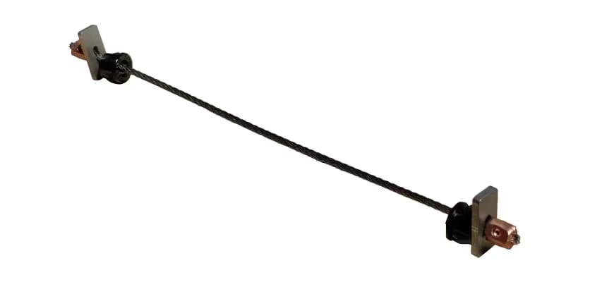 Durable gate safety tether 