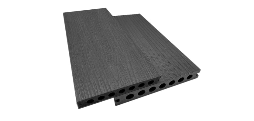 NewStead charcoal finish wood plastic composite deck board