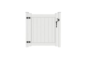 NewStead Vinyl Full Privacy Walk Gate 3' Wide x 4' High
