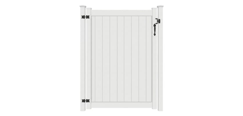 NewStead Vinyl Full Privacy Walk Gate 3' Wide x 5' High