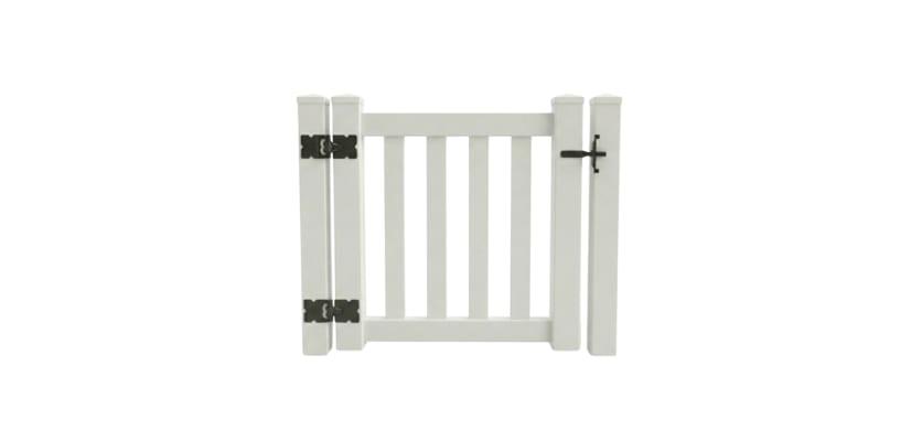 NewStead Vinyl Closed Picket Walk Gate 3' Wide x 4' High