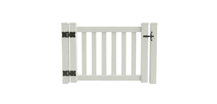 NewStead Vinyl Closed Picket Walk Gate 4' Wide x 4' High