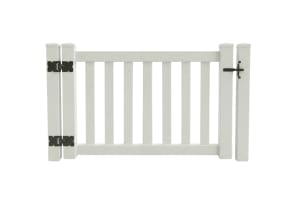 NewStead Vinyl Closed Picket Walk Gate 5' Wide x 4' High