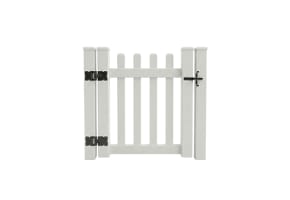 NewStead Vinyl Picket Fence Walk Gate 3' Wide x 4' High
