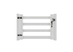 Vinyl 4 Rail Ranch Walk Gate 4' Wide x 5' High