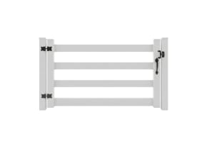 NewStead Vinyl 4 Rail Ranch Walk Gate 6' Wide x 5' High