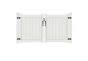 NewStead Vinyl Full Privacy Drive Gate 6' Wide x 4' High
