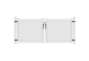 NewStead Vinyl Full Privacy Drive Gate 8' Wide x 4' High