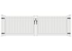 NewStead Vinyl Full Privacy Drive Gate 10' Wide x 4' High