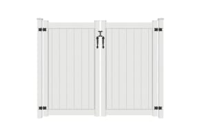 NewStead Vinyl Full Privacy Drive Gate 6' Wide x 5' High