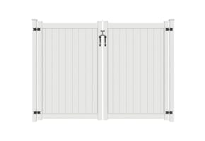 NewStead Vinyl Full Privacy Drive Gate 8' Wide x 5' High
