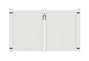 NewStead Vinyl Full Privacy Drive Gate 10' Wide x 5' High