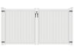 NewStead Vinyl Full Privacy Drive Gate 10' Wide x 5' High