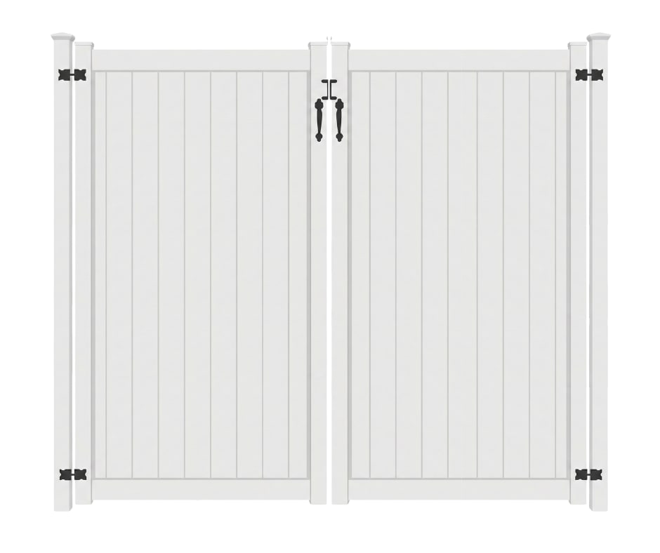 NewStead Vinyl Full Privacy Drive Gate 8' Wide x 6' High | First