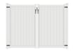 NewStead Vinyl Full Privacy Drive Gate 8' Wide x 6' High