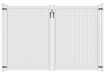 NewStead Vinyl Full Privacy Drive Gate 10' Wide x 6' High