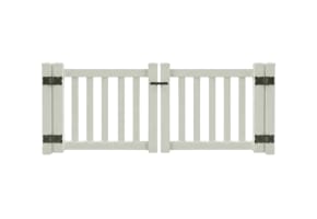 NewStead Vinyl Closed Picket Drive Gate 8' Wide x 4' High