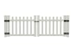 NewStead Vinyl Picket Fence Drive Gate 8' Wide x 4' High
