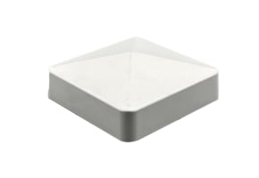 NewStead 5" White Post Cap (Flat Cap) 