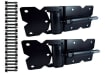 NewStead Black Self Closing Hinge Pair for Vinyl Gates