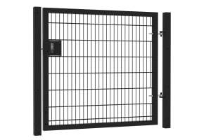 5' Wide x 5' High Twin Wire Mesh Walk Gate Kit