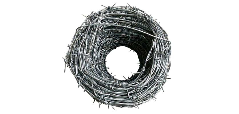 Galvanised Barbed Wire Galvanised 4-Point Class 3, 1320' Roll