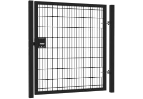 7' Wide x 6' High Twin Wire Mesh Walk Gate Kit