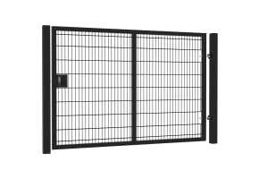 8' Wide x 6' High Twin Wire Mesh Walk Gate Kit