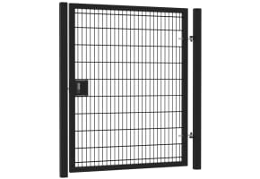 7' Wide x 7' High Twin Wire Mesh Walk Gate Kit
