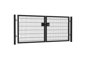 7' Wide x 5' High Twin Wire Mesh Drive Gate Kit