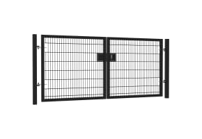 10' Wide x 5' High Twin Wire Mesh Drive Gate Kit
