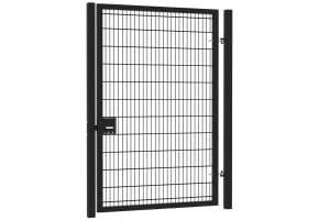 5' Wide x 8' High Twin Wire Mesh Walk Gate Kit