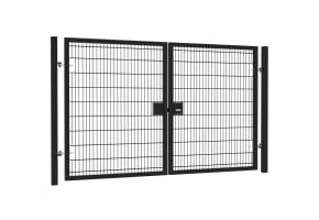 13' Wide x 8' High Twin Wire Mesh Drive Gate Kit